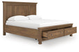Feddinger Panel Storage Bed - Bargain Furniture (Detroit, MI)