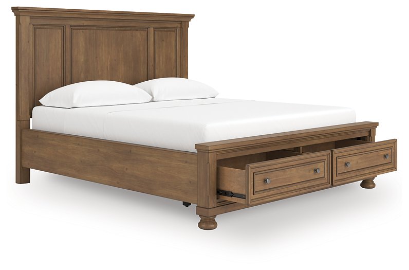 Feddinger Panel Storage Bed - Bargain Furniture (Detroit, MI)
