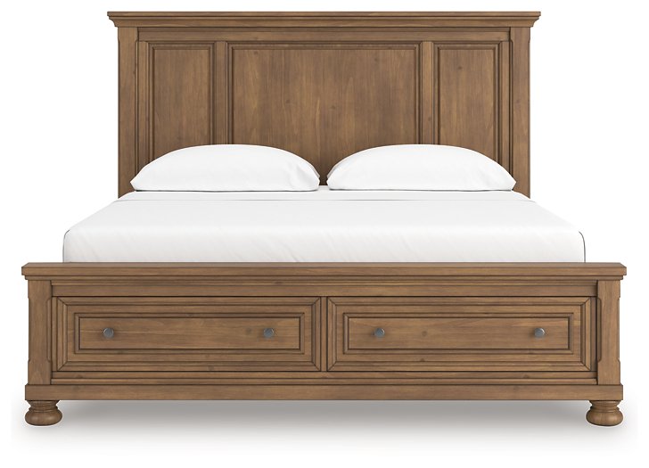 Feddinger Panel Storage Bed - Bargain Furniture (Detroit, MI)