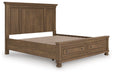 Feddinger Panel Storage Bed - Bargain Furniture (Detroit, MI)