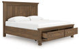 Feddinger Panel Storage Bed - Bargain Furniture (Detroit, MI)