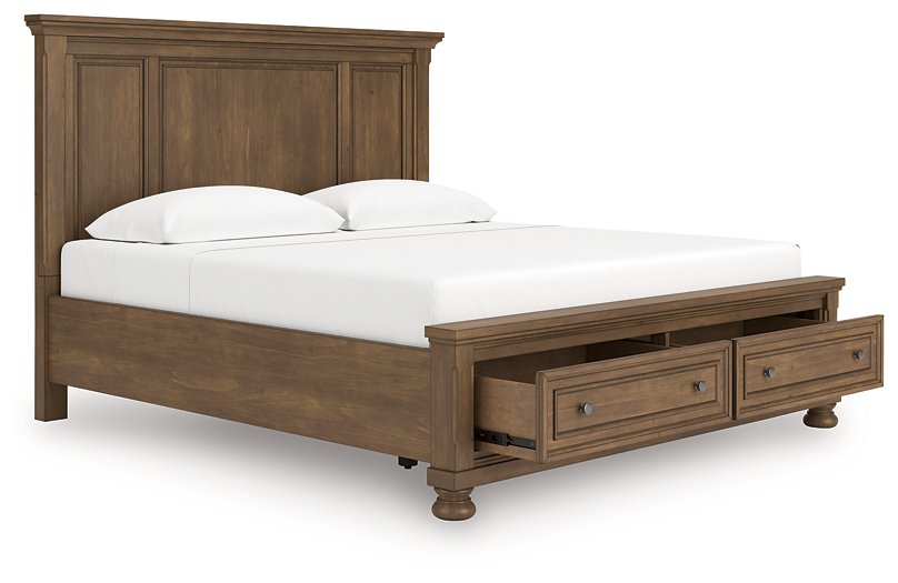 Feddinger Panel Storage Bed - Bargain Furniture (Detroit, MI)