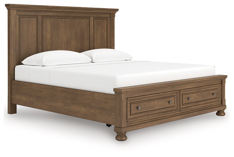 Feddinger Panel Storage Bed - Bargain Furniture (Detroit, MI)