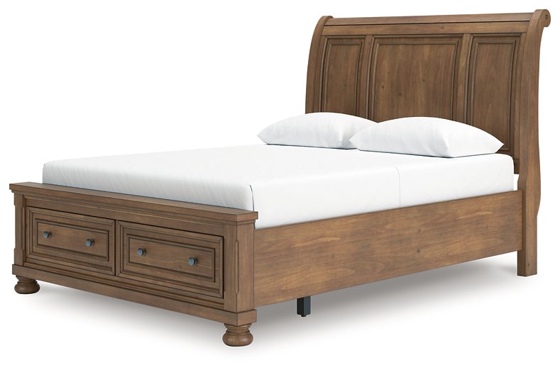 Feddinger Panel Storage Bed - Bargain Furniture (Detroit, MI)