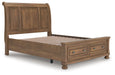 Feddinger Panel Storage Bed - Bargain Furniture (Detroit, MI)