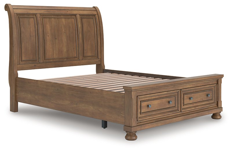 Feddinger Panel Storage Bed - Bargain Furniture (Detroit, MI)