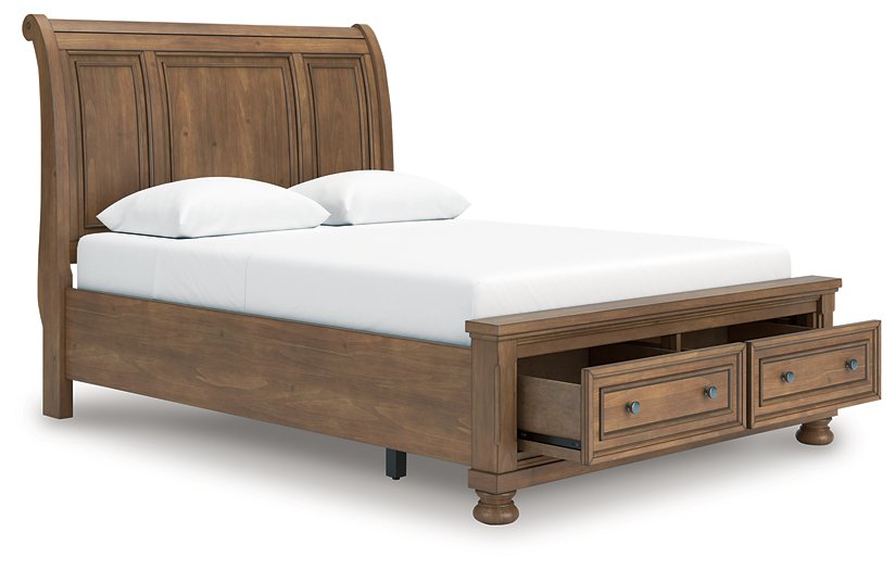 Feddinger Panel Storage Bed - Bargain Furniture (Detroit, MI)