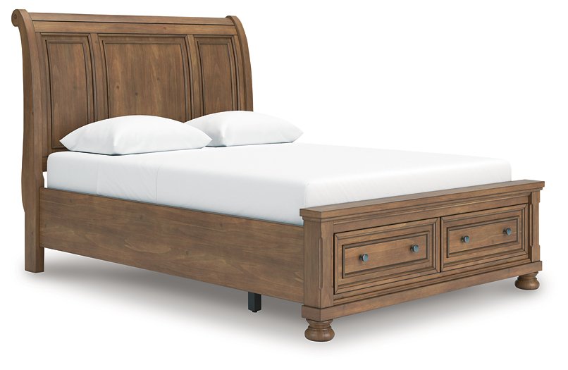 Feddinger Panel Storage Bed - Bargain Furniture (Detroit, MI)