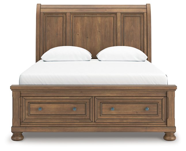 Feddinger Panel Storage Bed - Bargain Furniture (Detroit, MI)