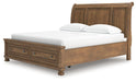 Feddinger Panel Storage Bed - Bargain Furniture (Detroit, MI)