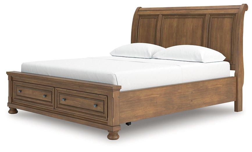 Feddinger Panel Storage Bed - Bargain Furniture (Detroit, MI)