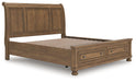Feddinger Panel Storage Bed - Bargain Furniture (Detroit, MI)