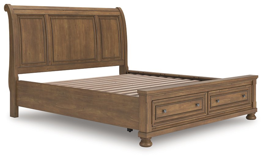 Feddinger Panel Storage Bed - Bargain Furniture (Detroit, MI)