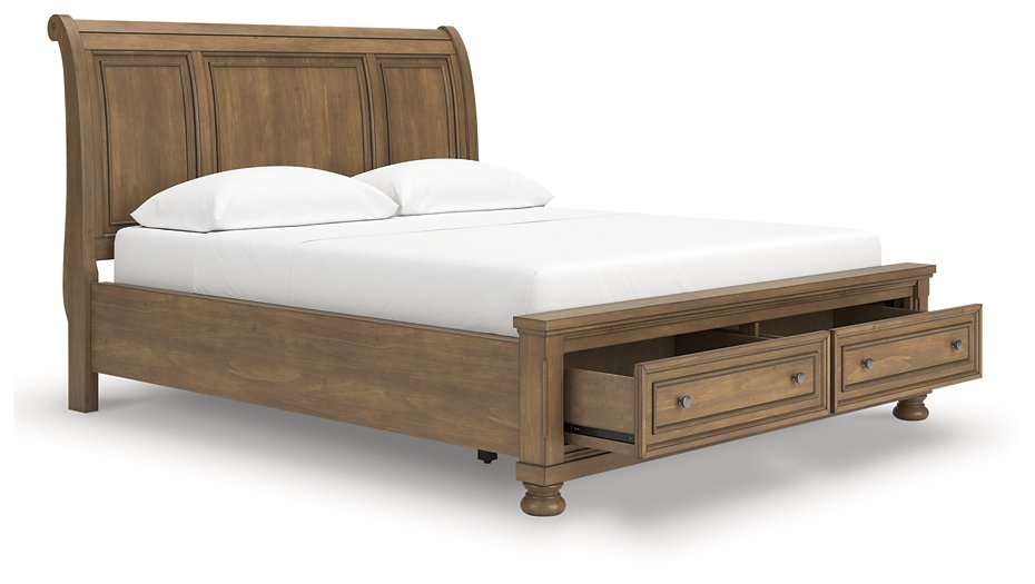 Feddinger Panel Storage Bed - Bargain Furniture (Detroit, MI)