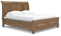 Feddinger Panel Storage Bed - Bargain Furniture (Detroit, MI)