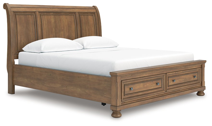 Feddinger Panel Storage Bed - Bargain Furniture (Detroit, MI)