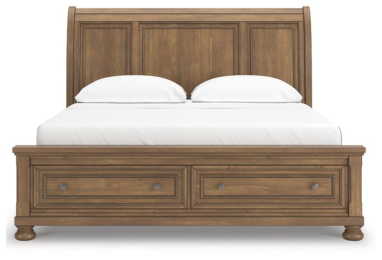 Feddinger Panel Storage Bed - Bargain Furniture (Detroit, MI)