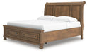 Feddinger Panel Storage Bed - Bargain Furniture (Detroit, MI)