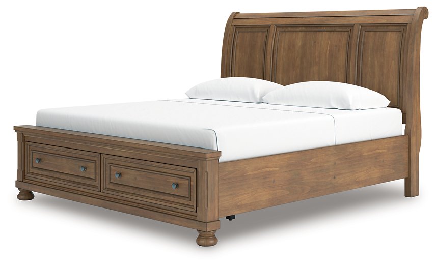 Feddinger Panel Storage Bed - Bargain Furniture (Detroit, MI)