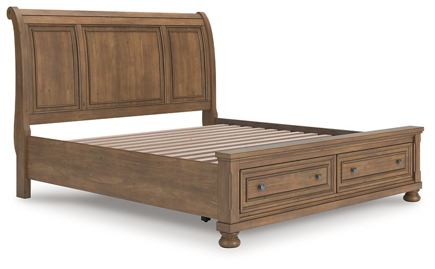 Feddinger Panel Storage Bed - Bargain Furniture (Detroit, MI)