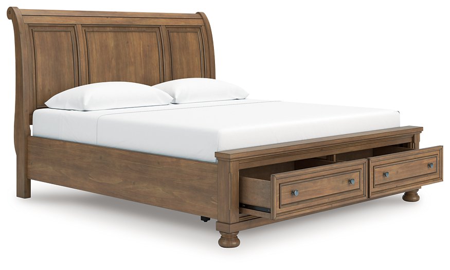 Feddinger Panel Storage Bed - Bargain Furniture (Detroit, MI)