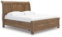 Feddinger Panel Storage Bed - Bargain Furniture (Detroit, MI)