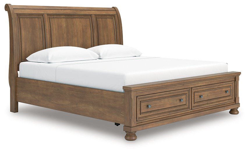 Feddinger Panel Storage Bed - Bargain Furniture (Detroit, MI)