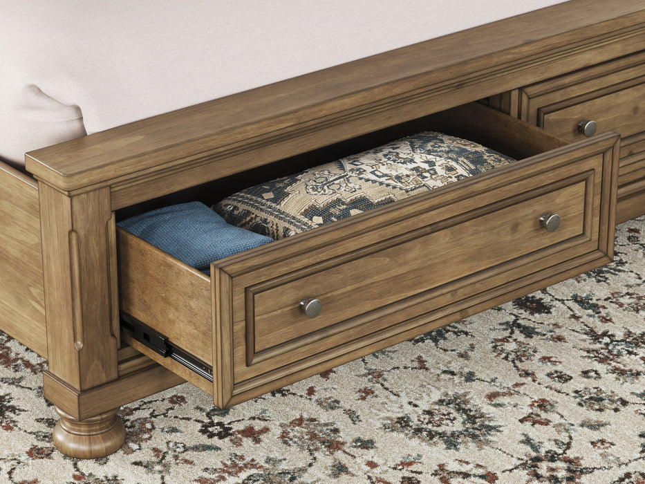 Feddinger Panel Storage Bed - Bargain Furniture (Detroit, MI)