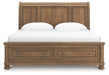 Feddinger Panel Storage Bed - Bargain Furniture (Detroit, MI)