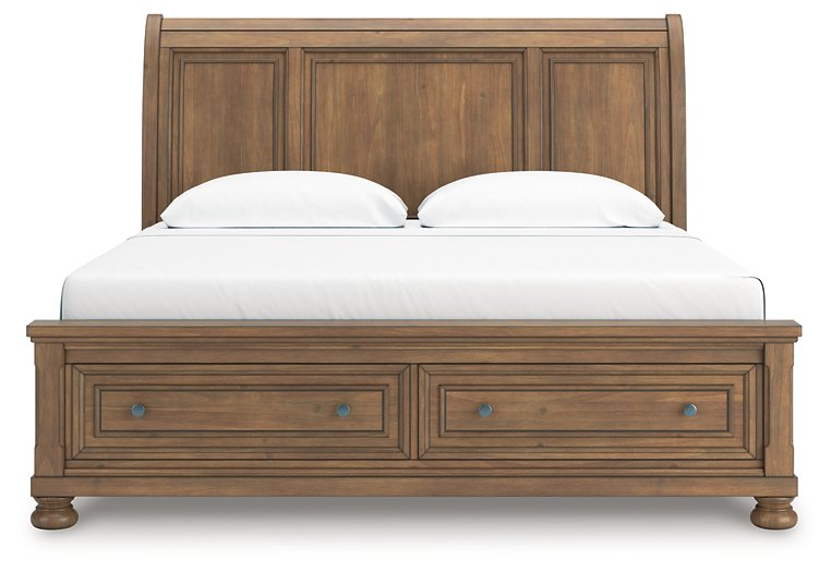 Feddinger Panel Storage Bed - Bargain Furniture (Detroit, MI)