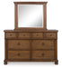 Chadworth Dresser and Mirror - Bargain Furniture (Detroit, MI)