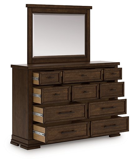 Taffenbrook Dresser and Mirror - Bargain Furniture (Detroit, MI)