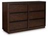 Dilenno Dresser and Mirror - Bargain Furniture (Detroit, MI)