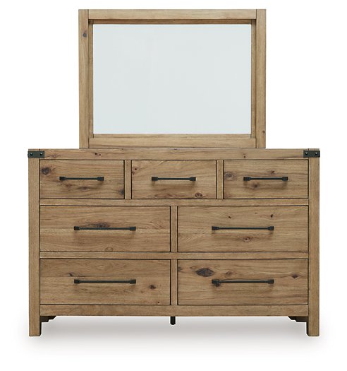 Ridgester Dresser and Mirror - Bargain Furniture (Detroit, MI)