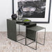 Imez 3-piece Rectangular Metal Nesting Table Grey - Bargain Furniture (Detroit, MI)