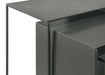 Imez 3-piece Rectangular Metal Nesting Table Grey - Bargain Furniture (Detroit, MI)
