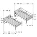 Dakota Bunk Beds - Bargain Furniture (Detroit, MI)