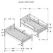 Dakota Bunk Beds - Bargain Furniture (Detroit, MI)