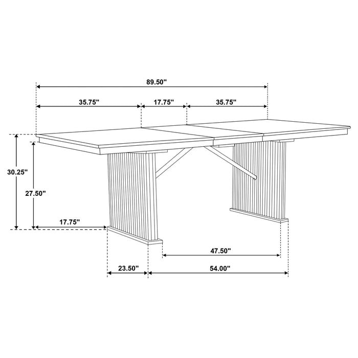 Adina Dining Tables - Bargain Furniture (Detroit, MI)