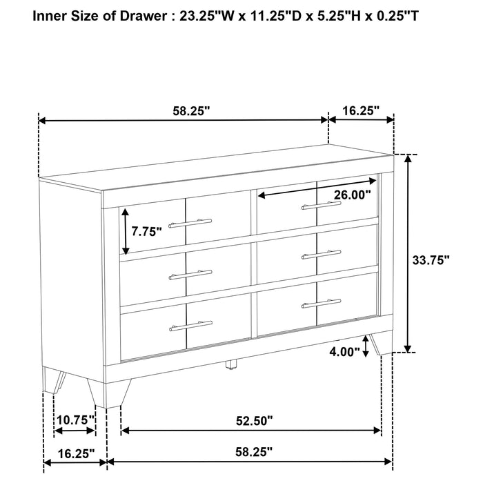 Trenton Dressers - Bargain Furniture (Detroit, MI)