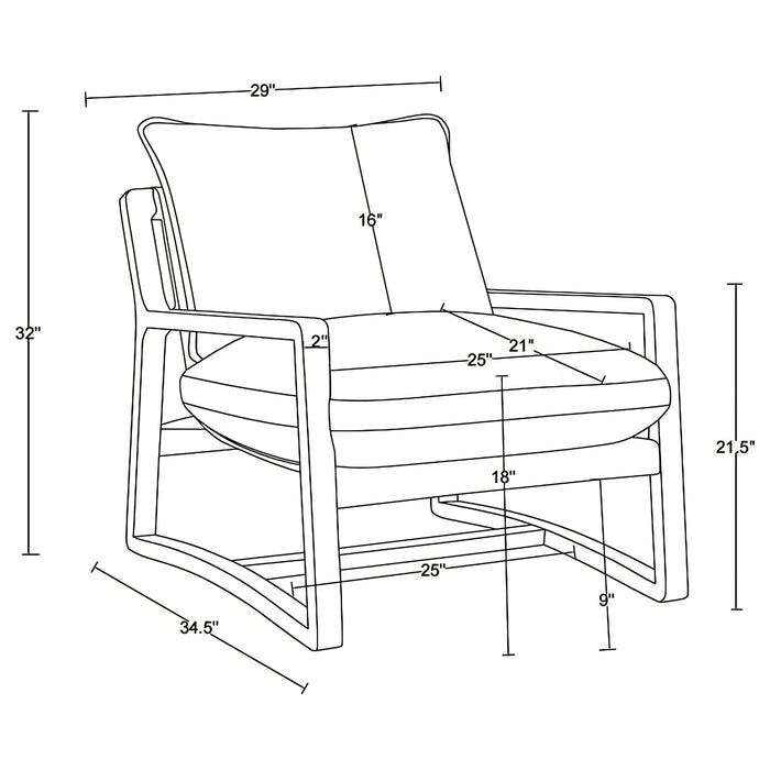 Geneva Accent Chairs - Bargain Furniture (Detroit, MI)