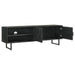Marsden 2-door Wood 70" TV Stand Charcoal Black - Bargain Furniture (Detroit, MI)