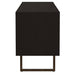 Marsden 2-door Wood 70" TV Stand Charcoal Black - Bargain Furniture (Detroit, MI)