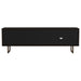 Marsden 2-door Wood 70" TV Stand Charcoal Black - Bargain Furniture (Detroit, MI)