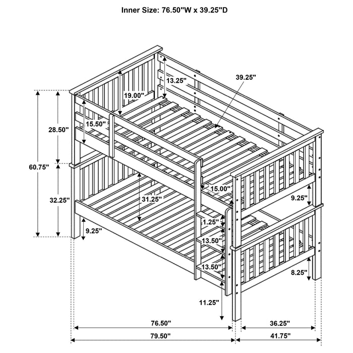 Chapman Bunk Beds - Bargain Furniture (Detroit, MI)