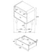 Robyn Nightstands - Bargain Furniture (Detroit, MI)