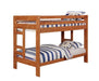 Wrangle Hill Twin Over Twin Bunk Bed Amber Wash - Bargain Furniture (Detroit, MI)