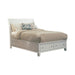 Sandy Beach Eastern King Storage Sleigh Bed Cream White - Bargain Furniture (Detroit, MI)