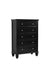 Sandy Beach 5-drawer Chest Black - Bargain Furniture (Detroit, MI)