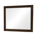 Jessica Rectangular Wall Dresser Mirror Cappuccino - Bargain Furniture (Detroit, MI)